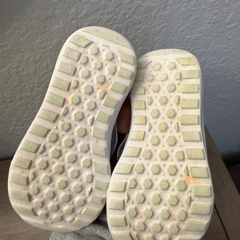 Vans Kids Gray and White Sneakers - Picture 6 of 7